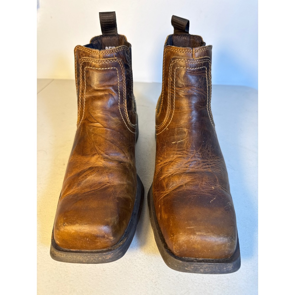 Ariat Brown Leather Chelsea Work Boots